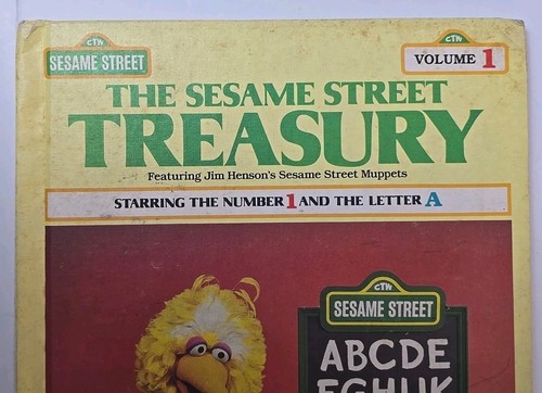 The Sesame Street Treasury Book Volume 1 Number Letters 1983 Hardcover Flaws - Picture 14 of 24