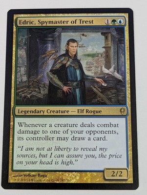 MTG Magic: Conspiracy: Edric, Spymaster of Trest #187/210 Rare - NM