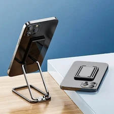 Metal Phone Ring Holder Finger Kickstand Magnetic Car Mount Foldable Stand