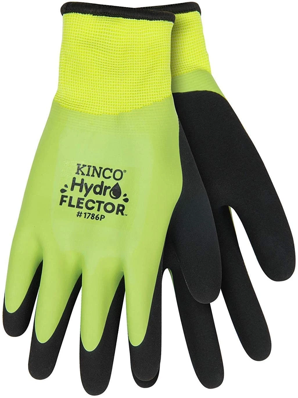 - Hydroflector Lined Waterproof Latex Work Gloves, Extra Warm, (1786P)