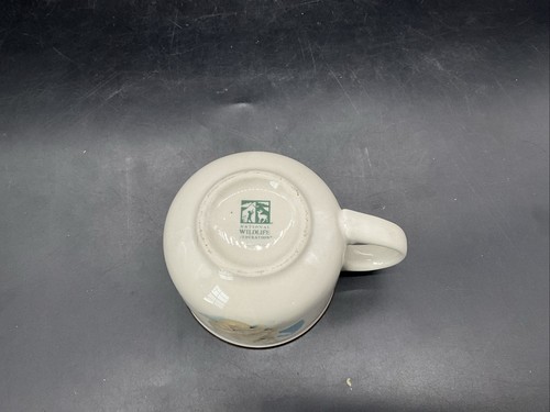National Wildlife Federation Mother Polar Bear W/ Cubs Coffee Mug 3” T - Picture 6 of 7