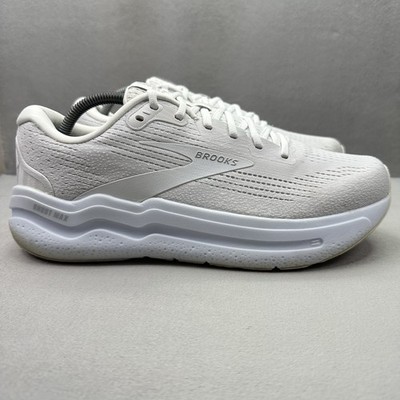 Womens Size 11.5 (B) Brooks Ghost Max 2 Shoes White Athletic Running Sneakers