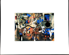 Miro - 50x40 cm -  Karneval des Harlekins - Limitierte Auflage - Nr. 56/200