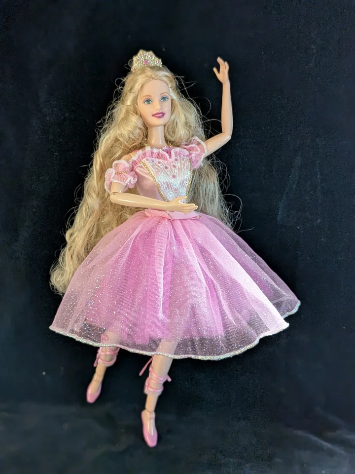 Barbie NUTCRACKER SUGARPLUM PRINCESS Deluxe Set w/BOOK & BOX + PRINCE/NUTCRACKER - Image 2 of 4