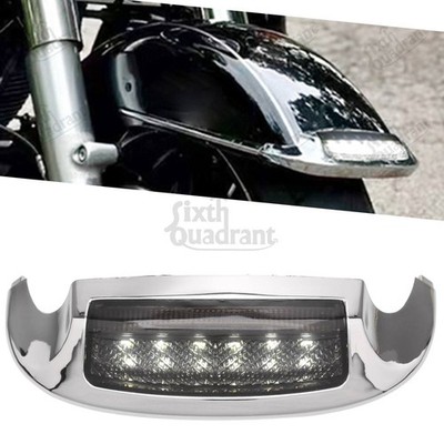 Front Fender Tip LED Light For Harley Electra Glide Ultra Limited FLHTK 2014-23