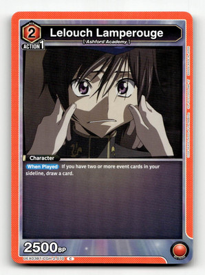 Union Arena Lelouch Lamperouge (070)  CODE GEASS: Lelouch of the Rebellion Vol.2