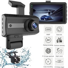 1080P HD Car Dash Cam DVR Night Vision Motion Sensor Rotatable