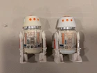 Vintage Star Wars Kenner R5-D4 Droid Action Figure Lot of 2 Head Clicks HK COO