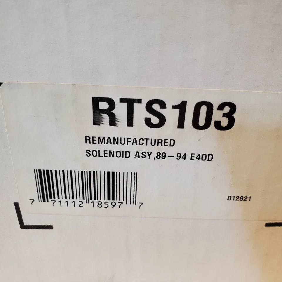 Solenoide de control A/T par eléctrico Ford RTS103 / 1989 - 1994 E40D Foto 2 de 4