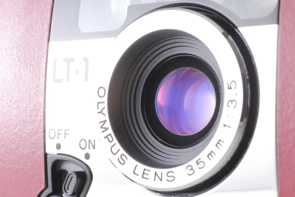 [ MINT in Box ] Olympus LT-1 Wine Red Point & Shoot 35mm Film Camera From JAPAN - Image 4 of 4