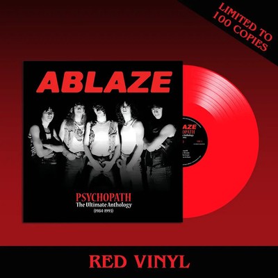 ABLAZE - Psychopath (ULT. Anthology 1984-1993*LIM. 100 RED LP*CAN 80 s METAL)