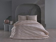 Cream Duvet Cover Set - Queen Size 4 Pieces 