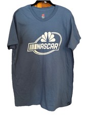 Nascar Racing NBC Sports 2017 Schedule T-Shirt Size XL Faded Blue