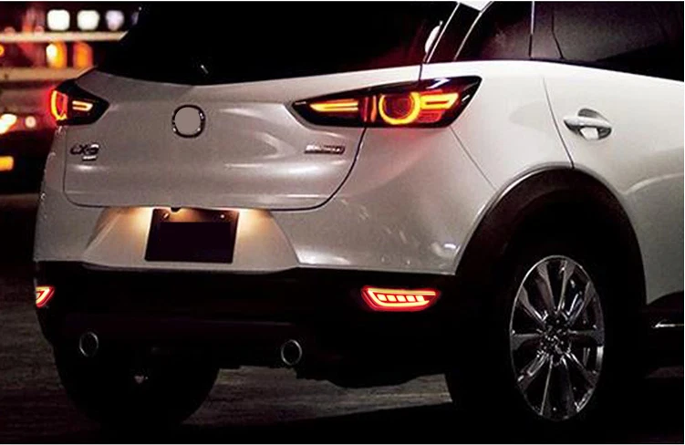 For 2016-2020 Mazda CX-3 CX3 LED Rear Fog Light Tail Bumper Light Sets - Изображение 3 из 4