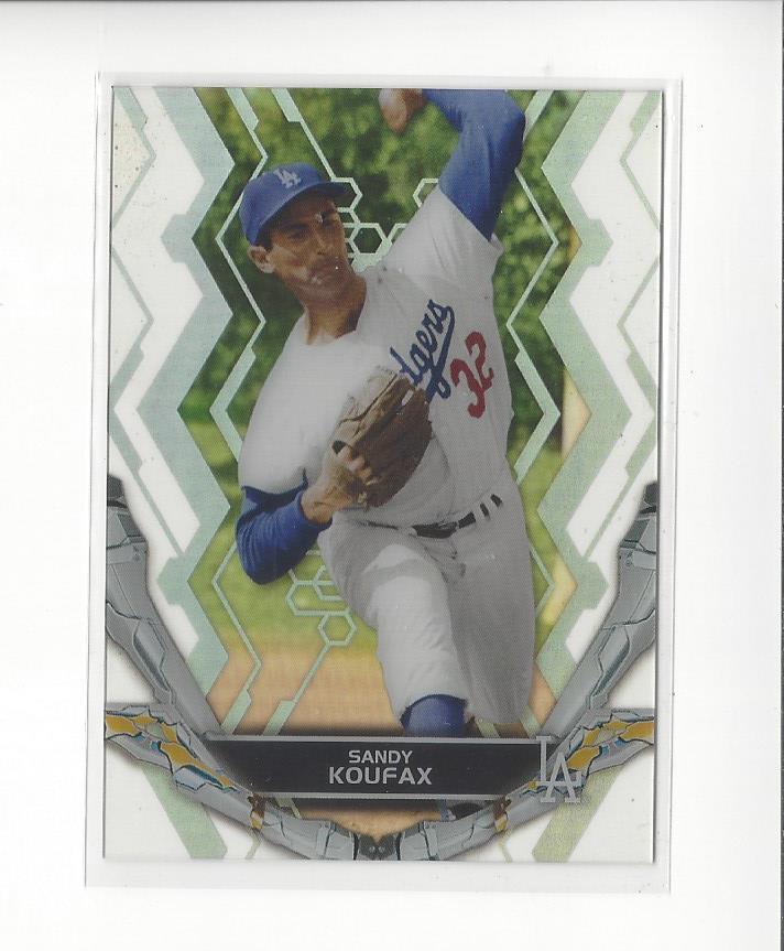 2019 Topps High Tek #82 Sandy Koufax Dodgers