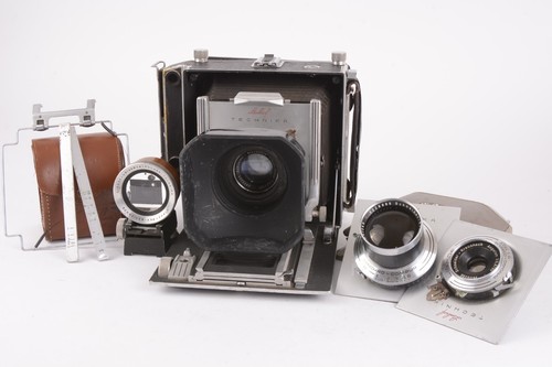 Linhoff Techinca III Outfit w/ 3 lenses 6x9 back, Universal Finder #DV-RC35157