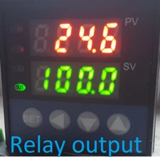 Programmable PID Temperature Controller Ramp Soak Kiln 60 Segment Time Cyc °F °C