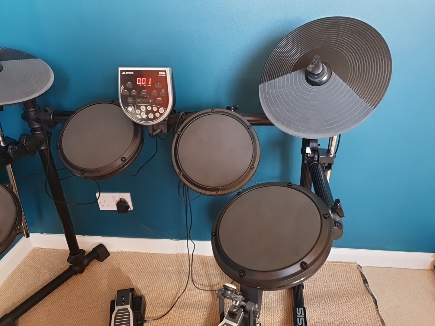 Alesis DM6 electronic drum kit used eBay