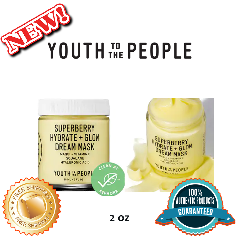 YOUTH TO Houston Mall THE PEOPLE Superberry Hydrate A Mask Glow 100% Dream New color +