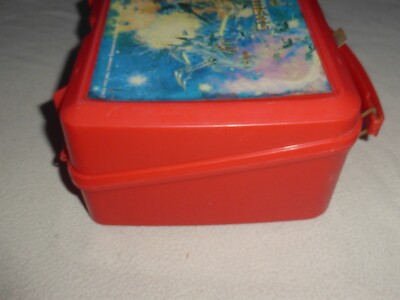 VINTAGE G1 TRANSFORMERS PLASTIC LUNCH BOX THERMOS 1984 ALADDIN