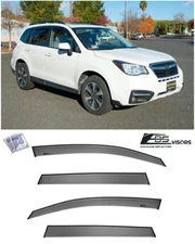 For 14-18 Subaru Forester | JDM Tape-On Side Window Visor Deflector Rain Guards