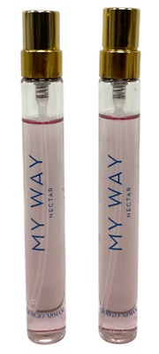 Giorgio Armani My Way Nectar EDP (10ml/0.33fl.oz) Lot Of 2 As Seen In Pics