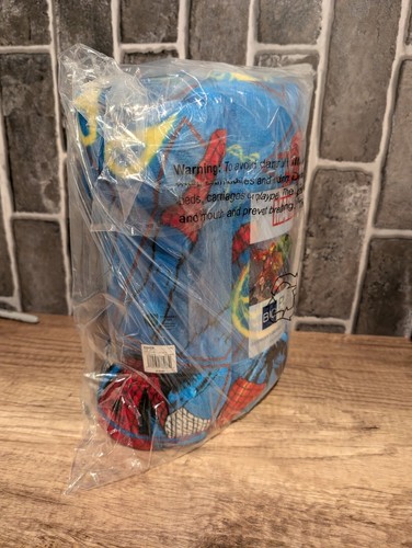 The Big One Marvel SPIDER-MAN Oversized Plush Throw 5' x 6ft Blanket Soft BL35 - 第 3/6 張圖片
