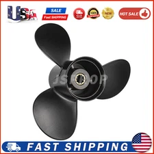 9.5x11 P 48-896896A40 10 Tooth Aluminum Outboard Propeller for Mercury 25-30 HP