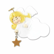 Child Angel Personalized Christmas Tree Ornament