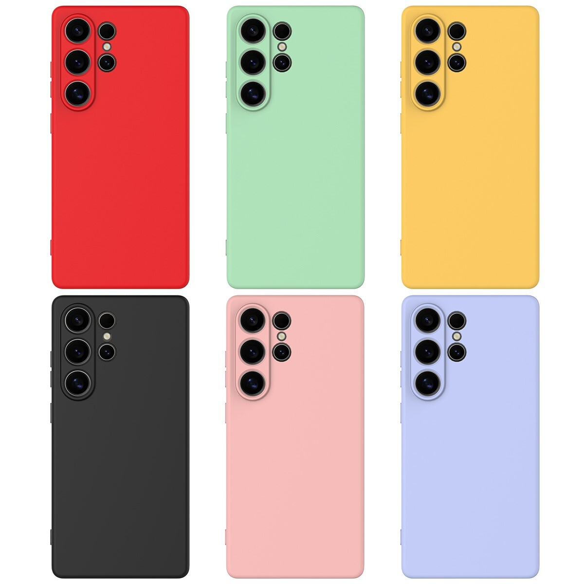 For Samsung Galaxy S25 Ultra Stylish Silicone Protective For Samsung Galaxy S25 Ultra Stylish Silicone Protective
