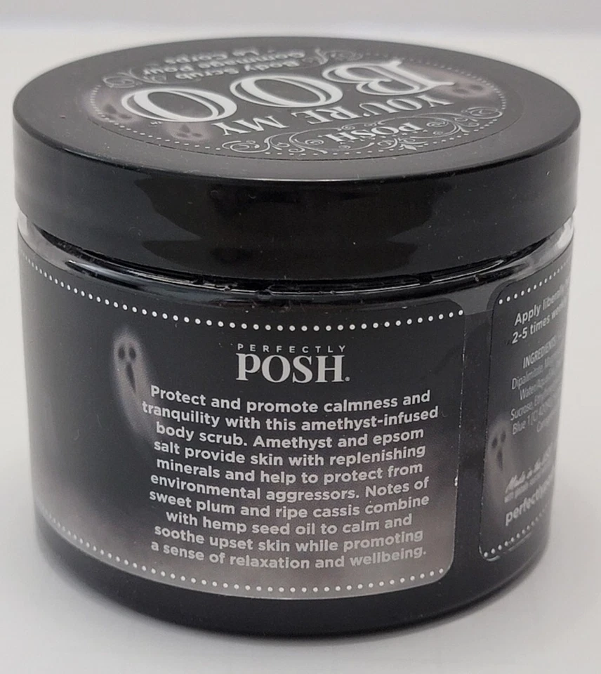 Perfectly Posh Body Scrub YOU’RE MY BOO 6 ounce Jar NEW - Image 3 of 4