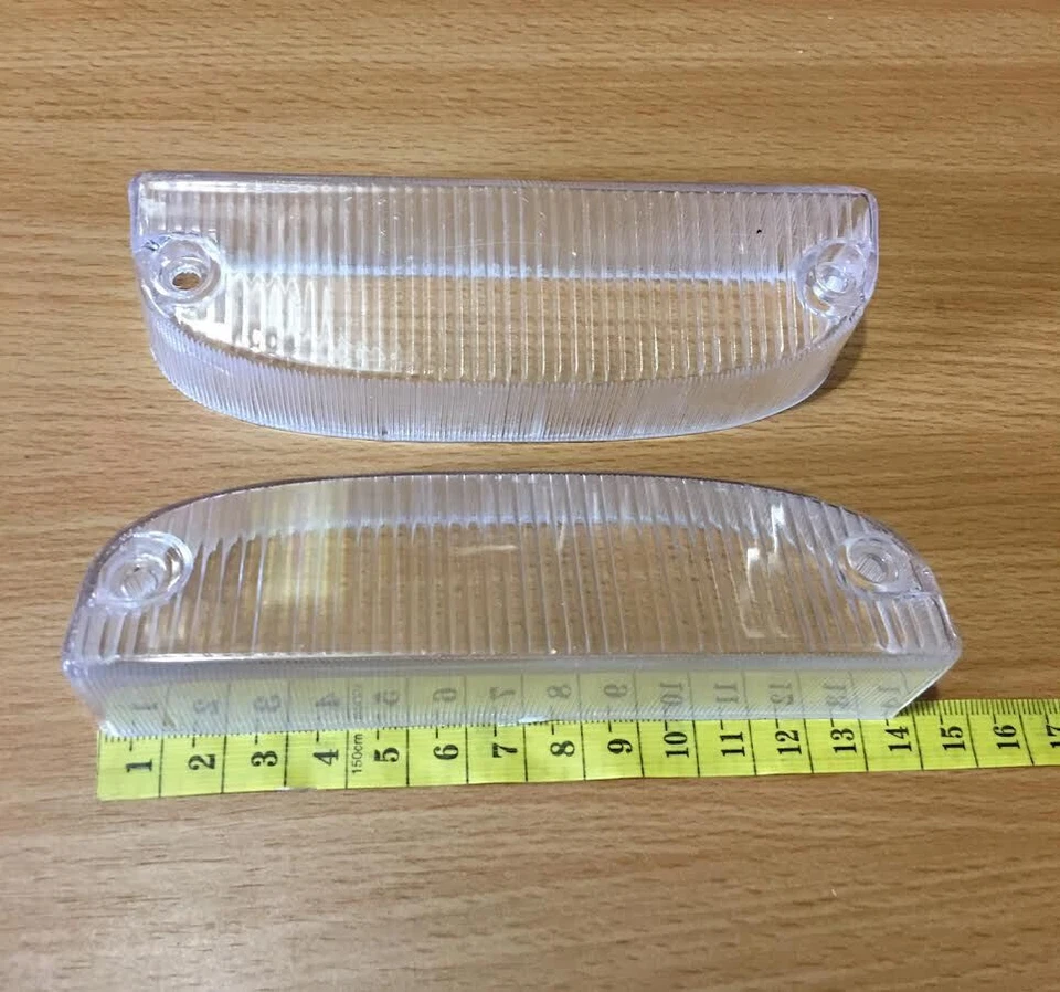 Front Turn Signal LENSES Lens Set Pair Clear Chevrolet Chevette Kadett 1973-1982 - Image 2 of 4