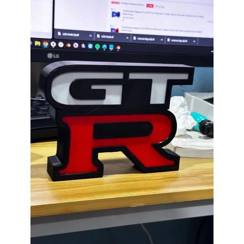 Nissan GTR Logo USB LED Lamp Great Condition New Item - Picture 5 of 6