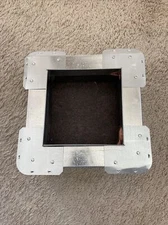 Master Flow 6 In. X 6 In. Duct Board Insulated Register Box -  New