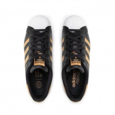 Size 10 - Adidas Superstar Black Magic Beige for sale online | eBay