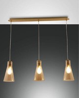 Fabas Luce Pendelleuchte Dafne E27 2000X830Mm Messing