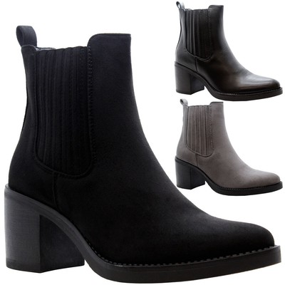 women's high ankle chelsea boots