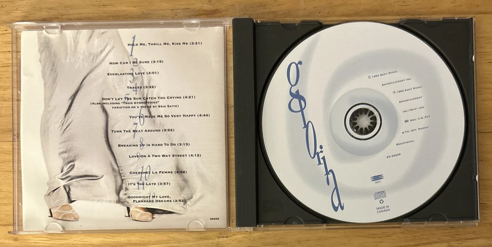 Gloria Estefan Hold Me Thrill Me Kiss Me Music CD EK66205 (Sony, 1994, Used) Foto 3 de 4