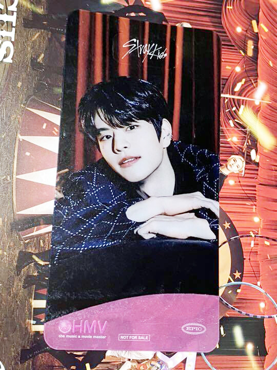 Stray Kids CIRCUS Tower records Official Photocard HMV Transparent