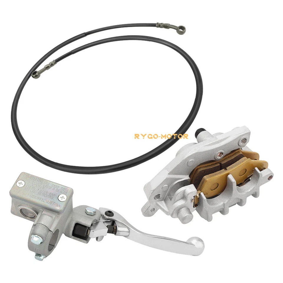 Conjunto de línea de cilindro maestro de freno delantero y pinza para Yamaha YZ125 YZ250 2001-2007 Foto 2 de 4