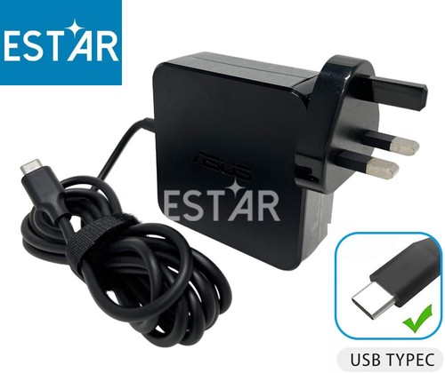 Fuente de alimentación adaptador de CA 20V 3.25A 65W para ASUS Zenbook Duo UX8406MA UX8406 USB-C - Imagen 2 de 10