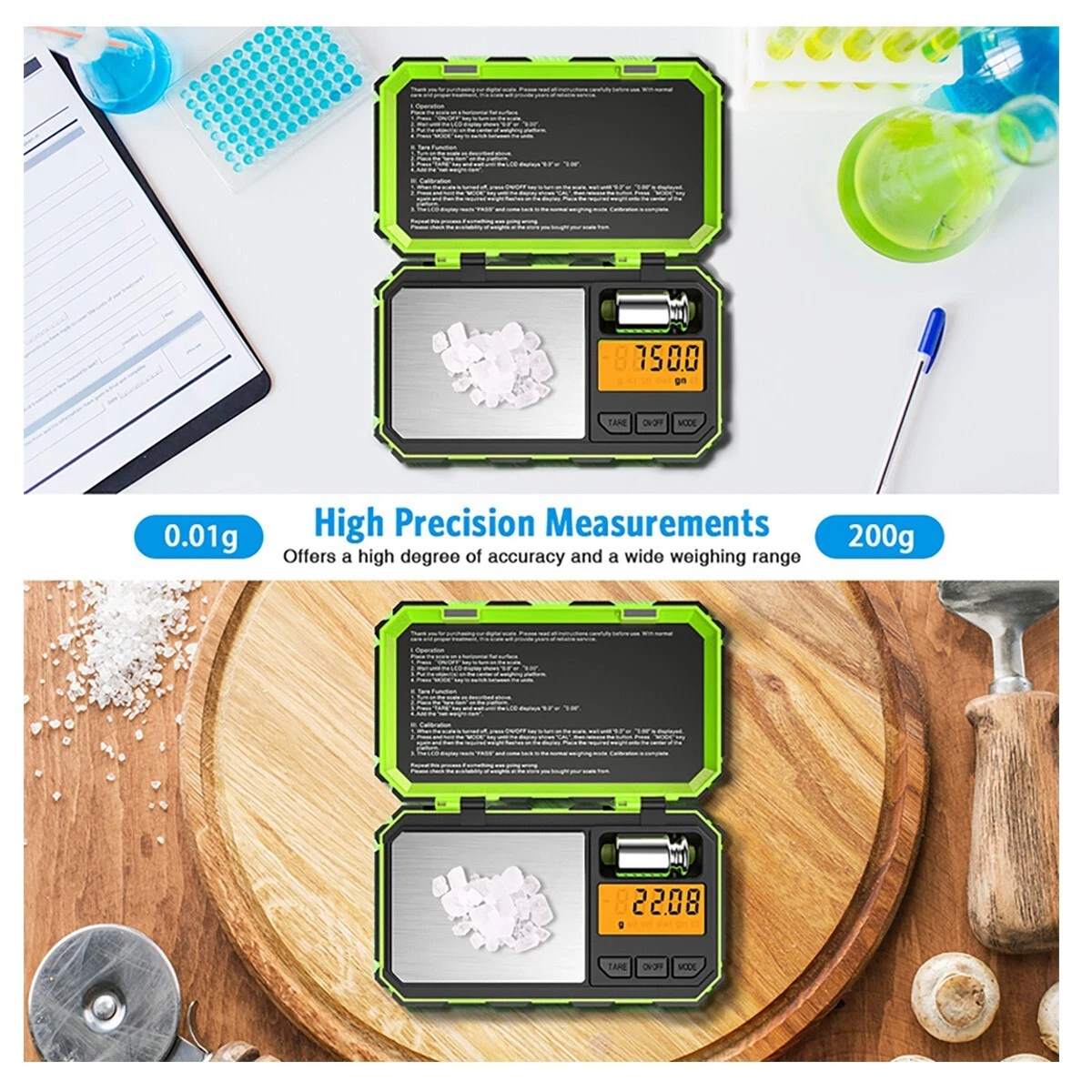 Uniweigh Digital High Precision Pocket Scale 200g x 0.01g Uses