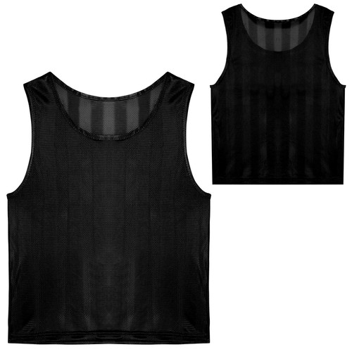 Unisex Kids Shirt Muscle Tank Top Boys Vest Hollow Out Workout Mesh Activewear - Picture 4 of 54