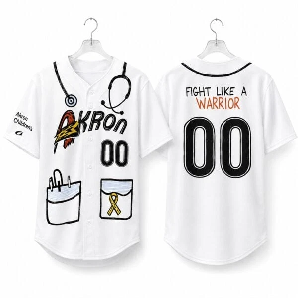 2026 Childhood Cancer Awareness Baseball Jersey