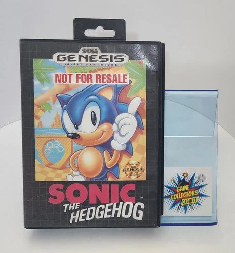 Sonic the Hedgehog (Sega Genesis, 1991) Game CIB Complete Tested Vintage NFR