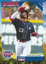 2026 Midwest League Top Prospects Eduardo Tait Cedar Rapids Kernels