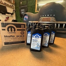 (6) Chrysler Dodge Jeep Ram SAE 5W-30 Maxpro Motor Oil New Mopar OEM 68518204AA