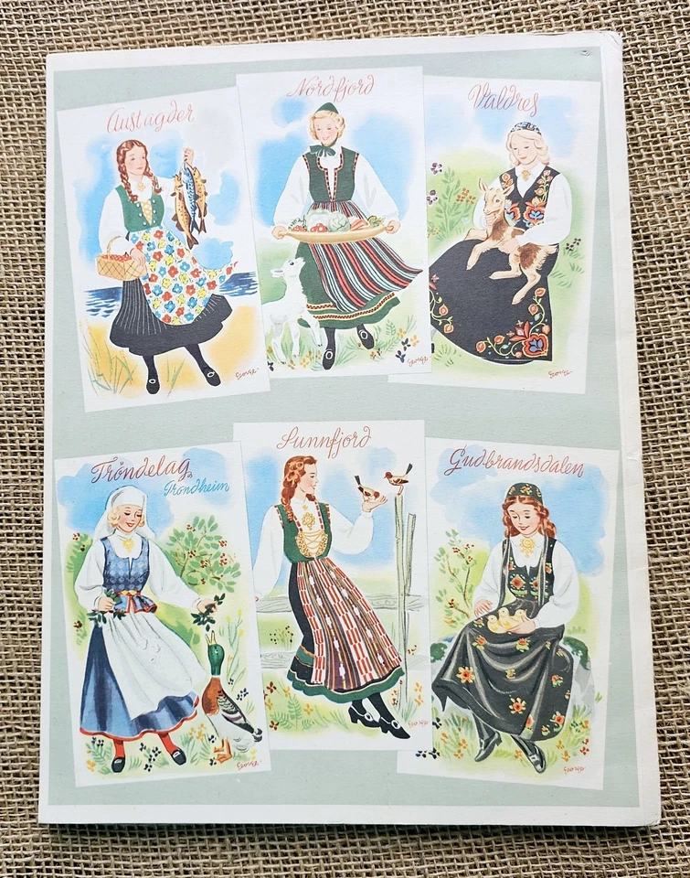 Vintage 1950 Norway Sings By Norge Synger Music Book Norwegian Folk Music - Image 2 of 4