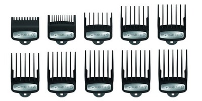 WAHL CHROME SUPER TAPER PREMIUM AUFSTECKKAMM - SET 1,5 MM - 25 MM