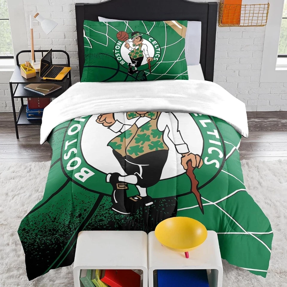 Juego de edredón NBA Boston Celtics - Ropa de cama doble XL Foto 3 de 4